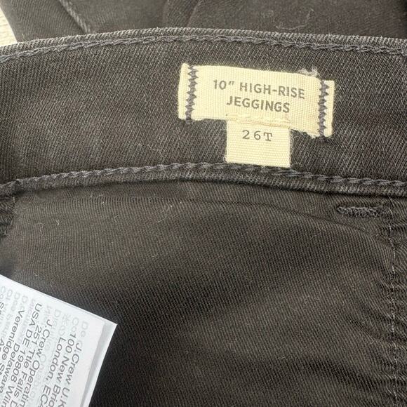 Lot of 2 Madewell High Rise Skinny Distressed Jeans Jeggings 26T Black Blue - Picture 12 of 15